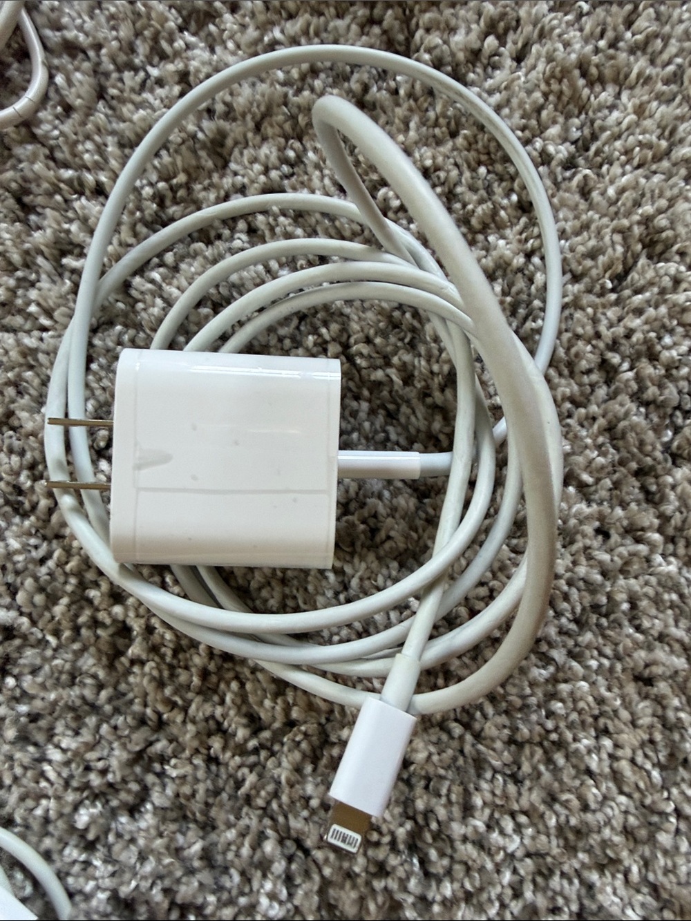 Apple White USB Charging Cables Bundle with USB Power Adapter - Picture 3 of 3